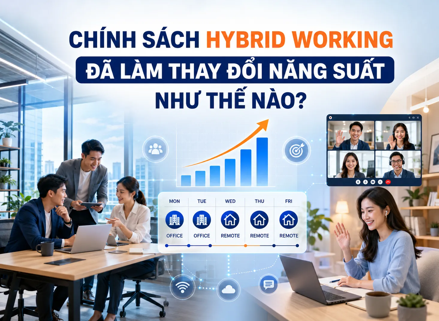 Chính Sách Hybrid Working Tại Công Ty Đã Làm Thay Đổi Năng Suất Như Thế Nào?