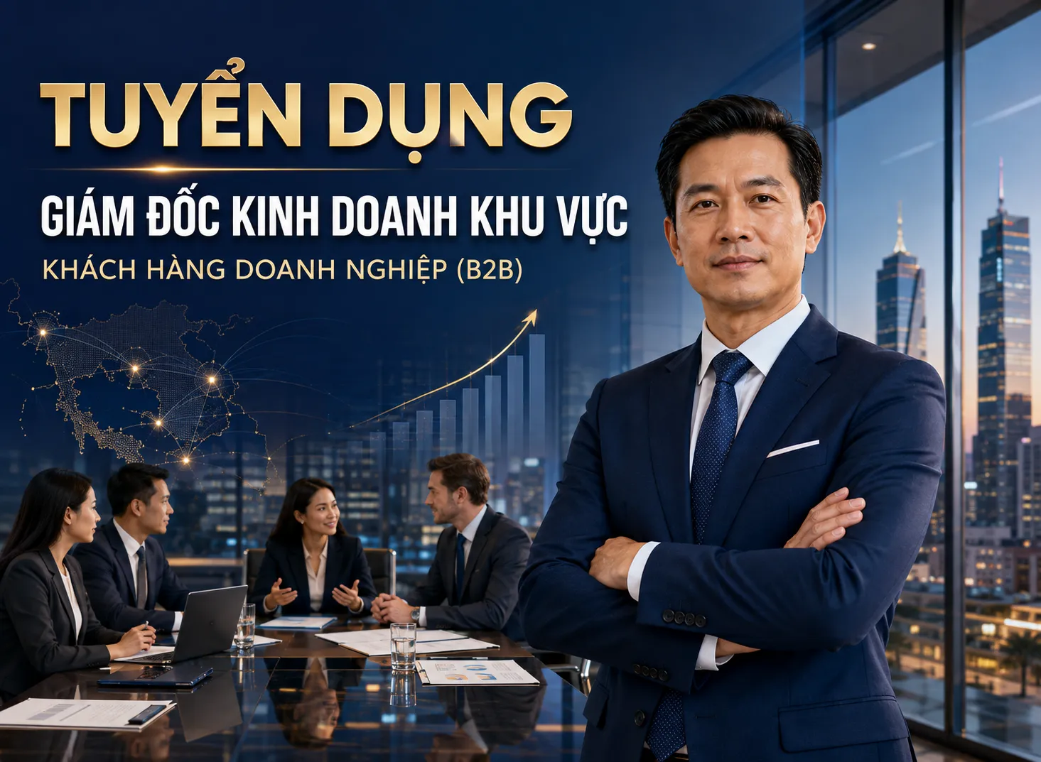 Tuyển Dụng Vị Trí Giám Đốc Kinh Doanh Khu Vực Khách Hàng Doanh Nghiệp (B2B)