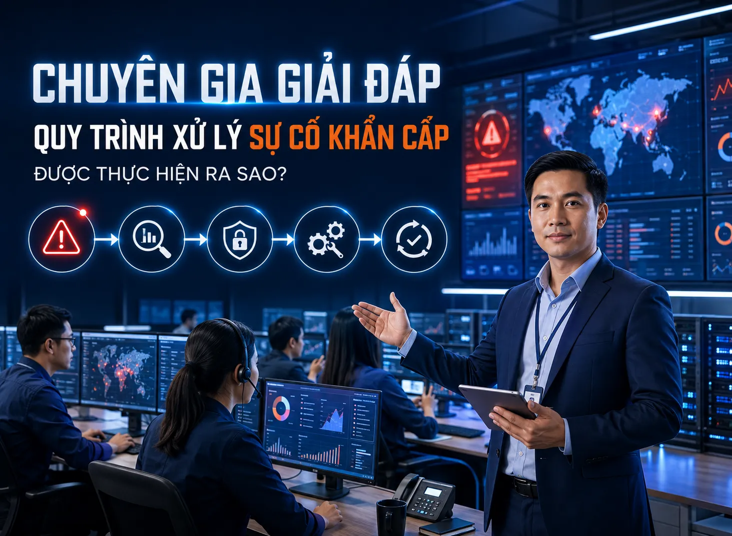 Chuyên Gia Giải Đáp: Quy Trình Xử Lý Sự Cố Khẩn Cấp Được Thực Hiện Ra Sao?