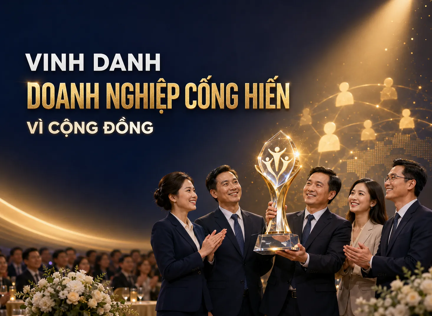 Công Ty Vinh Dự Đón Nhận Giải Thưởng Doanh Nghiệp Cống Hiến Vì Cộng Đồng