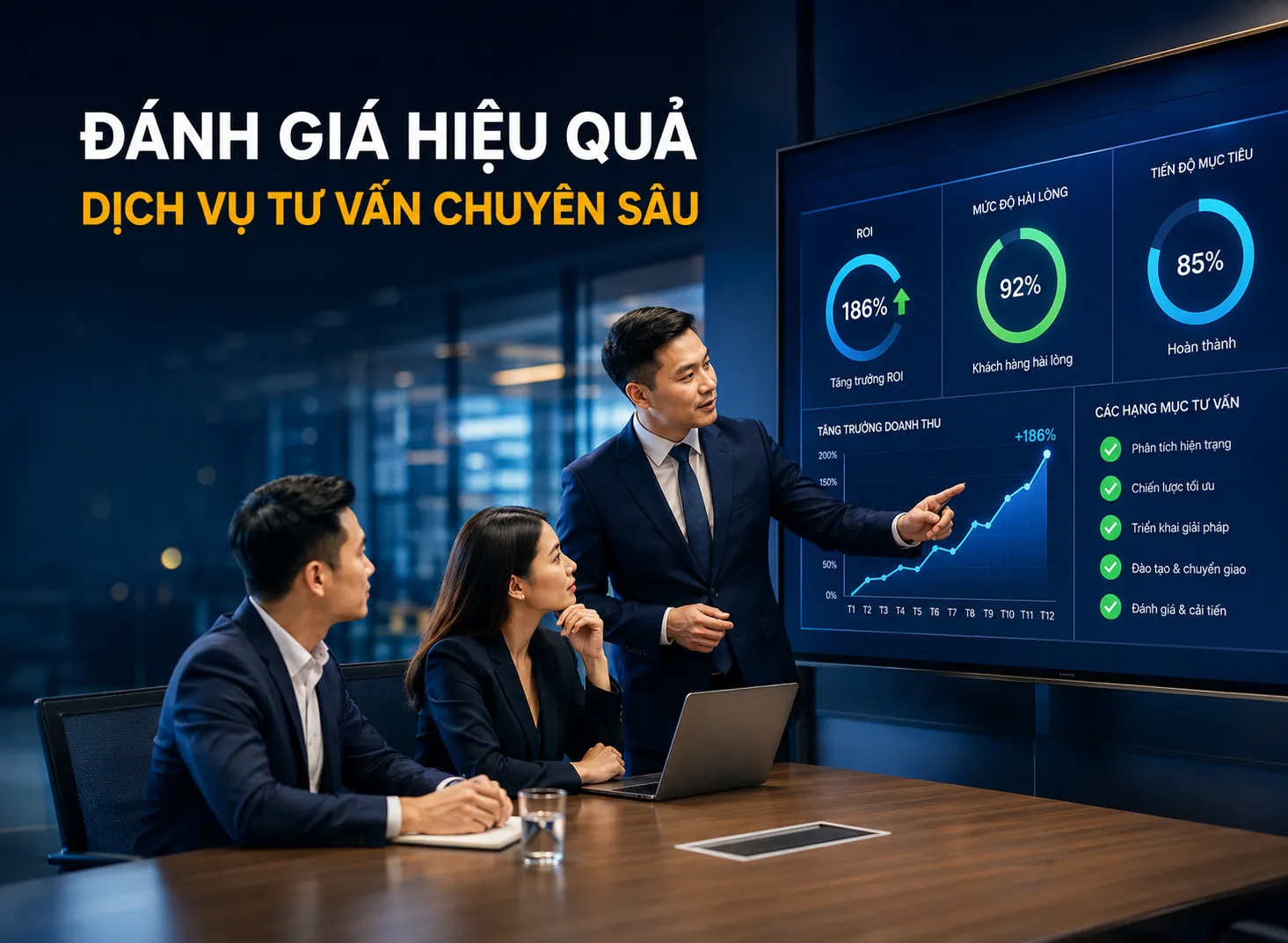 Làm Thế Nào Để Đánh Giá Và Đo Lường Hiệu Quả Của Dịch Vụ Tư Vấn Chuyên Sâu?