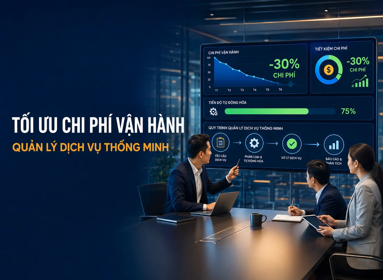 Giải Pháp Tối Ưu Hóa Chi Phí Vận Hành Bằng Quy Trình Quản Lý Dịch Vụ Thông Minh